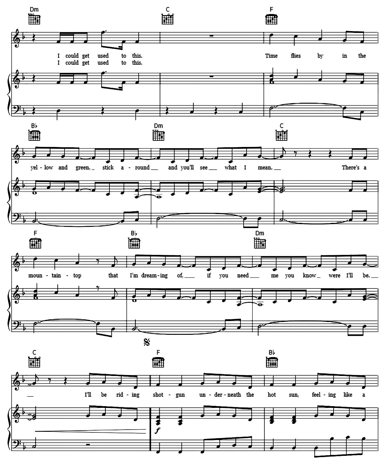 Shotgun sheet music 2