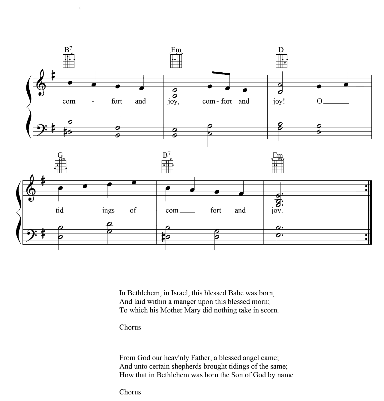 God Rest Ye Merry Gentlemen sheet music 2