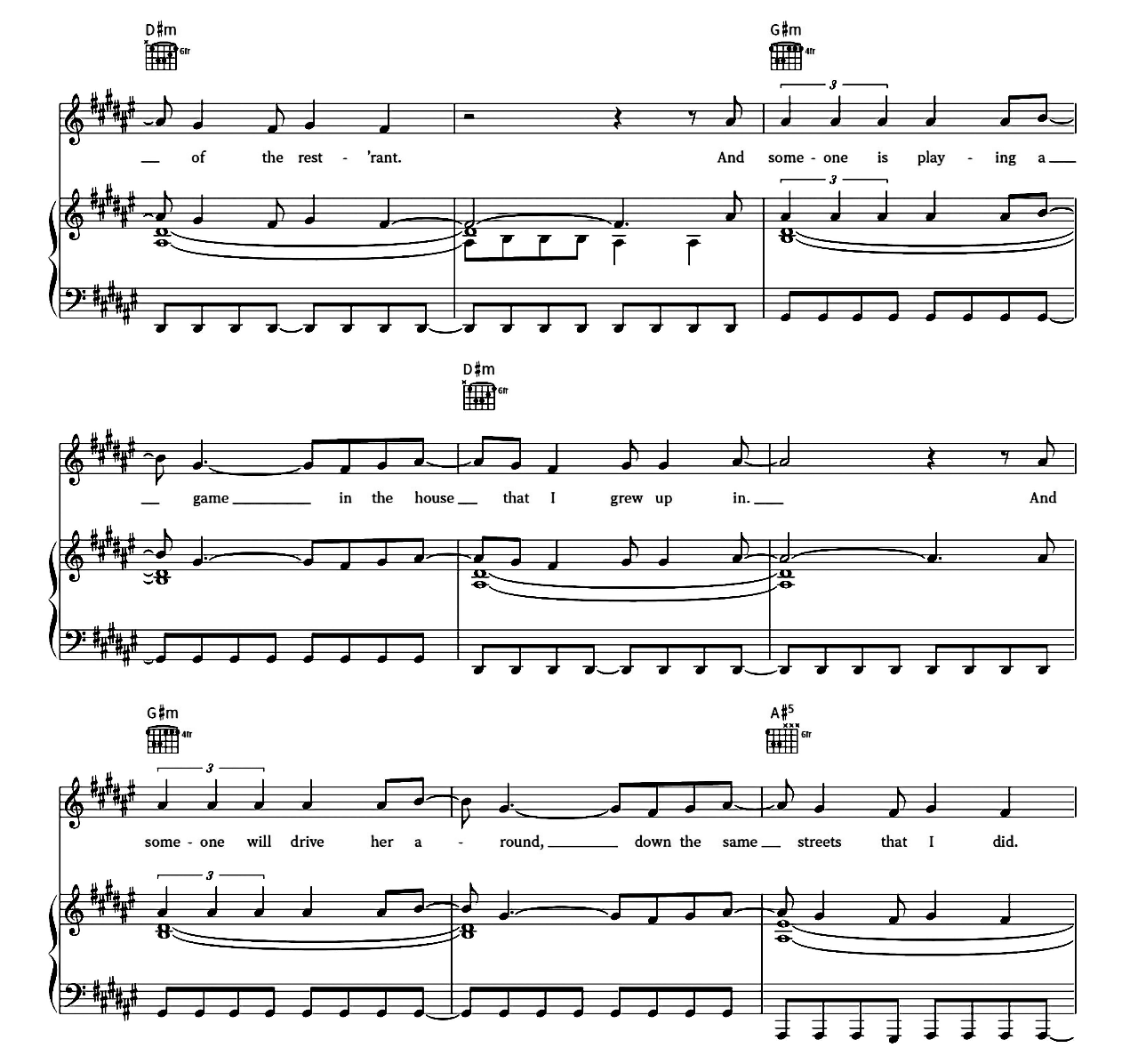 Smile Like You Mean It sheet music 5