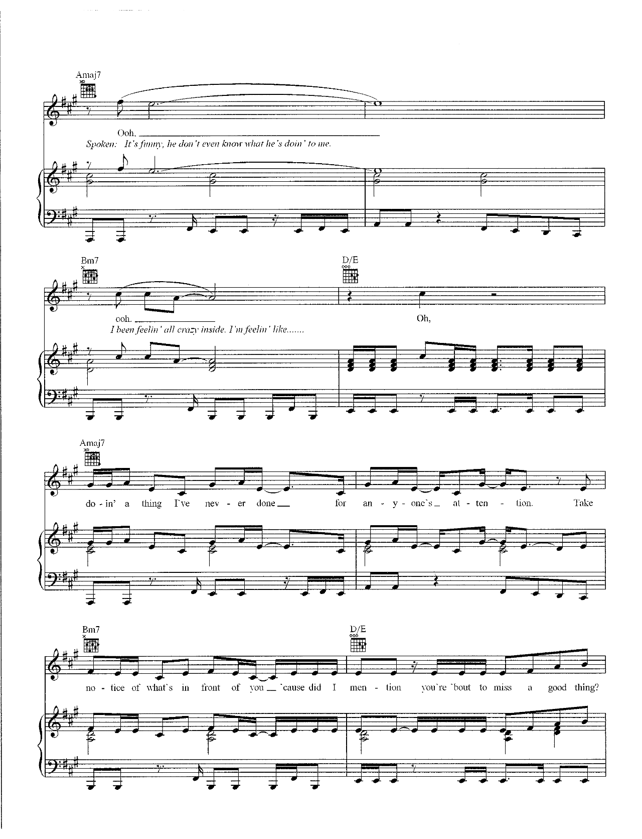 You Dont Know My Name sheet music 4