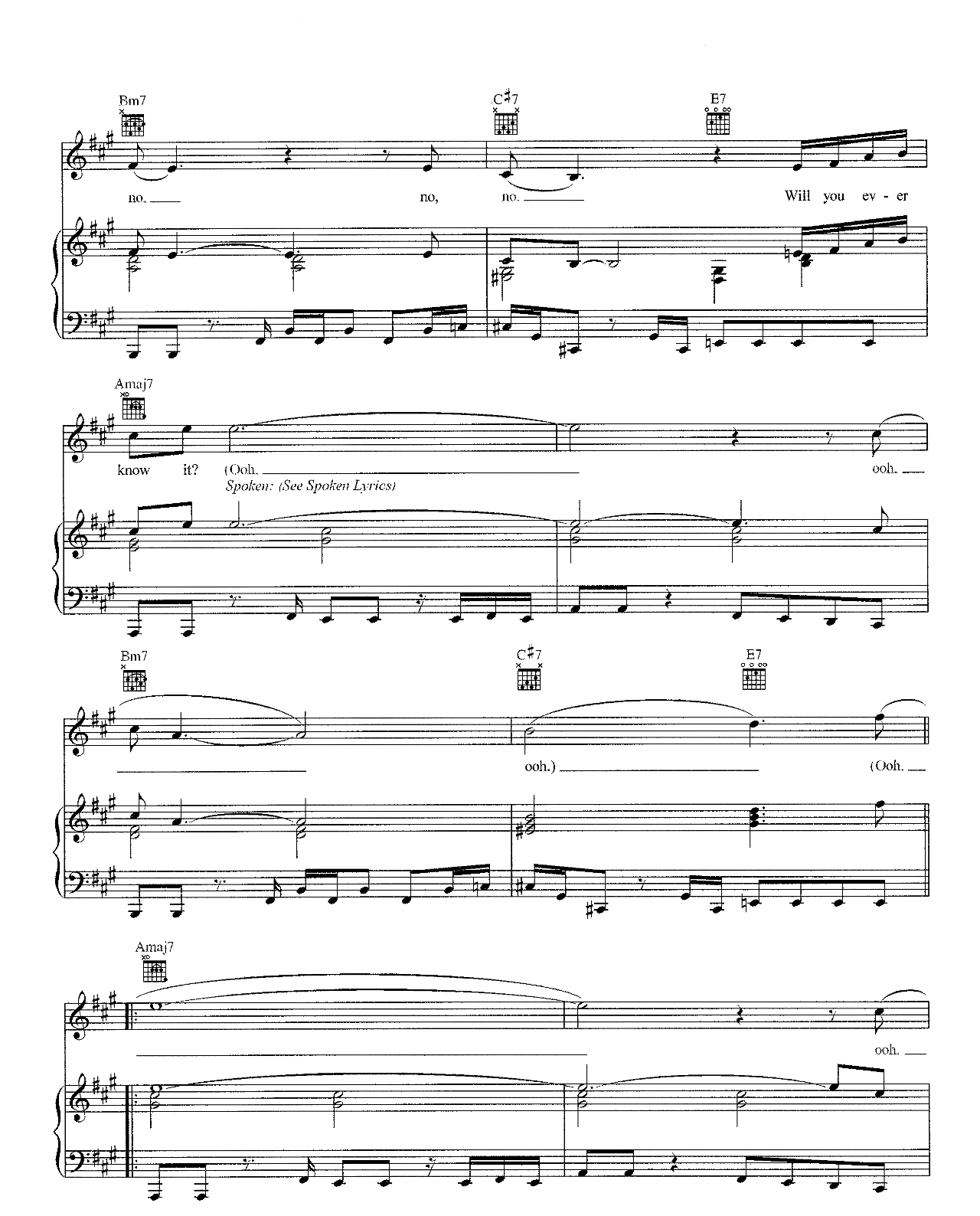 You Dont Know My Name sheet music 7