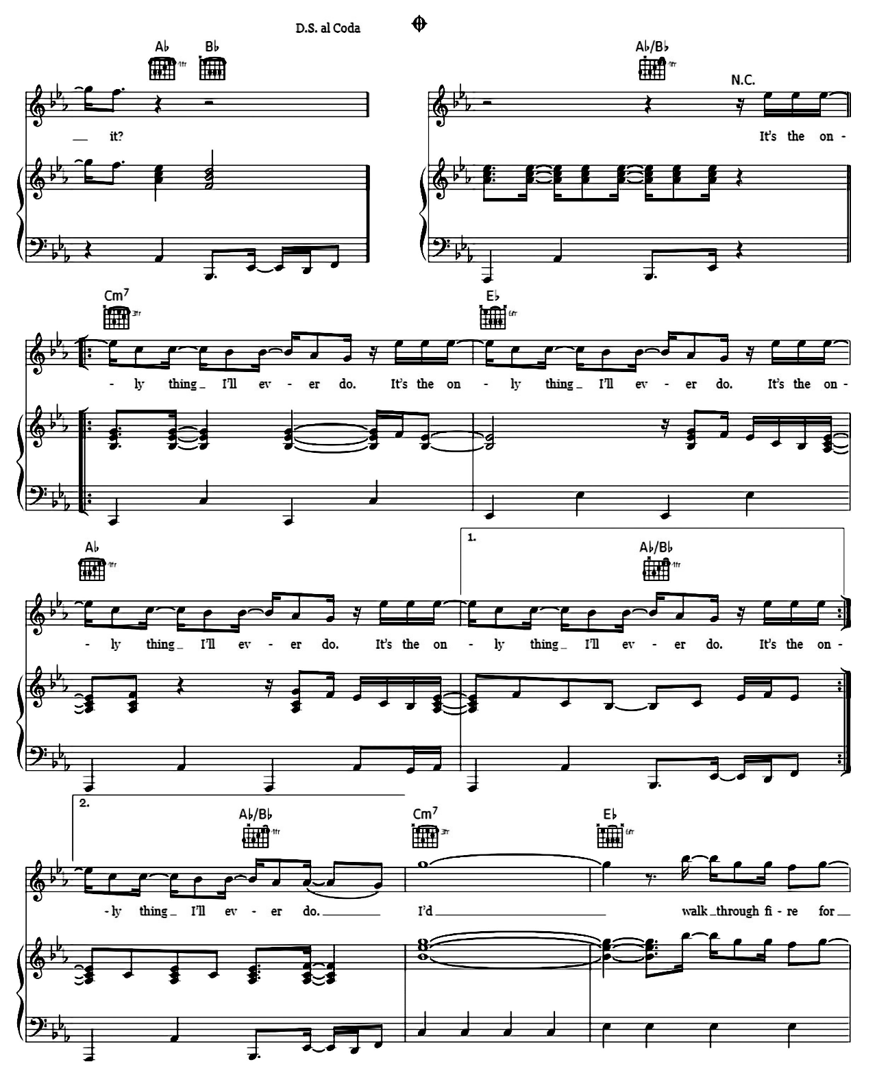 Adore You sheet music 5