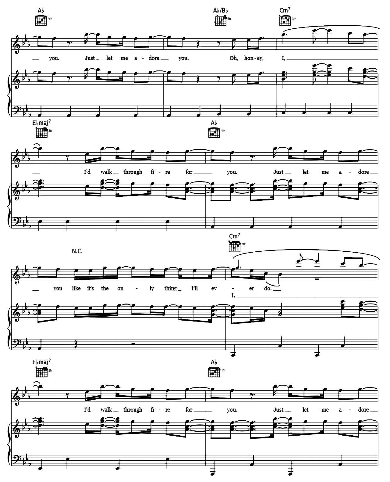 Adore You sheet music 6