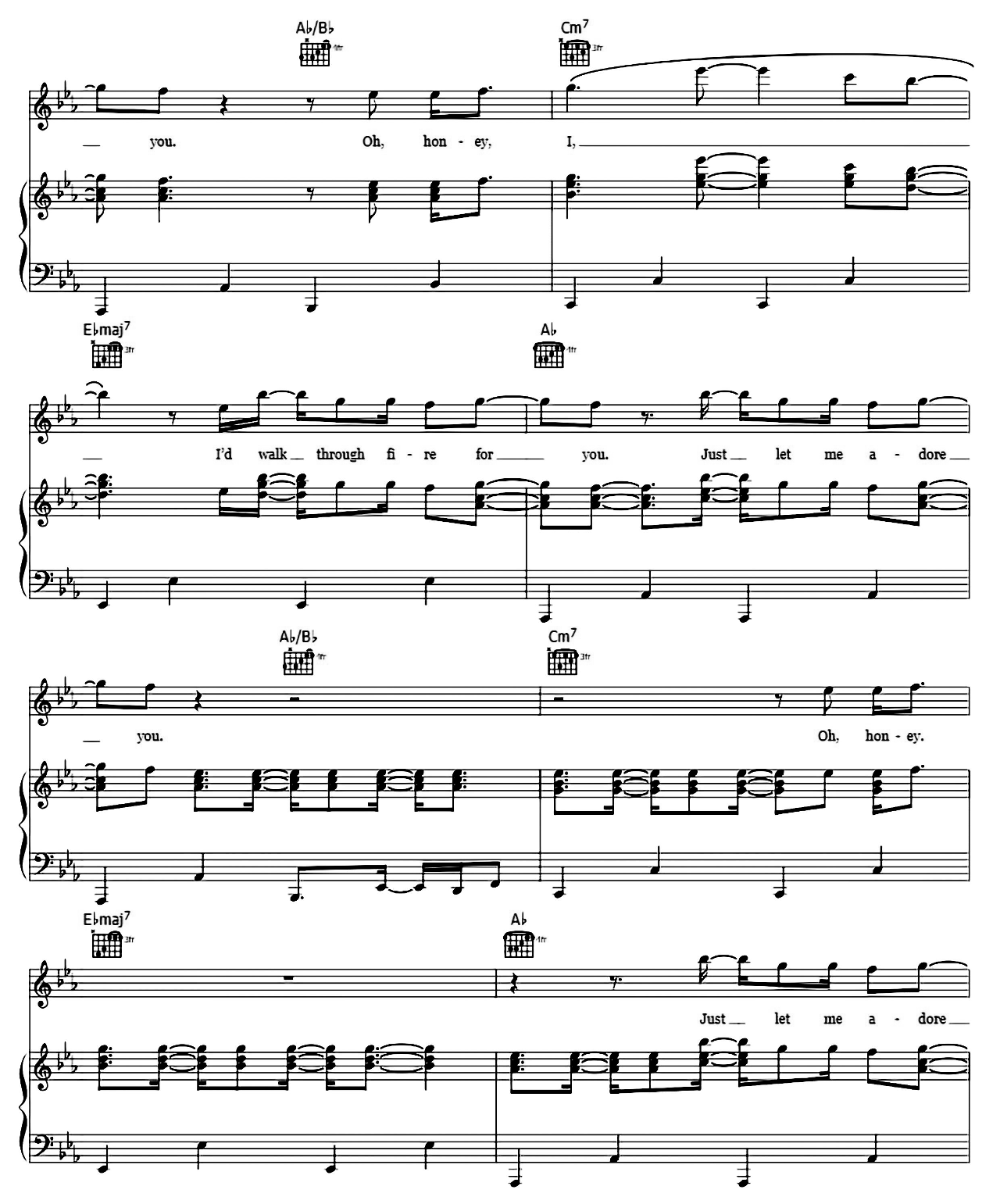 Adore You sheet music 7