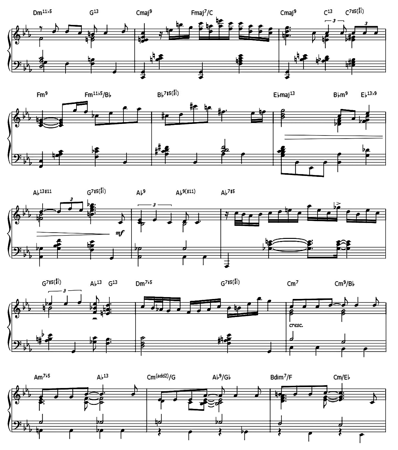 Goodbye sheet music 2