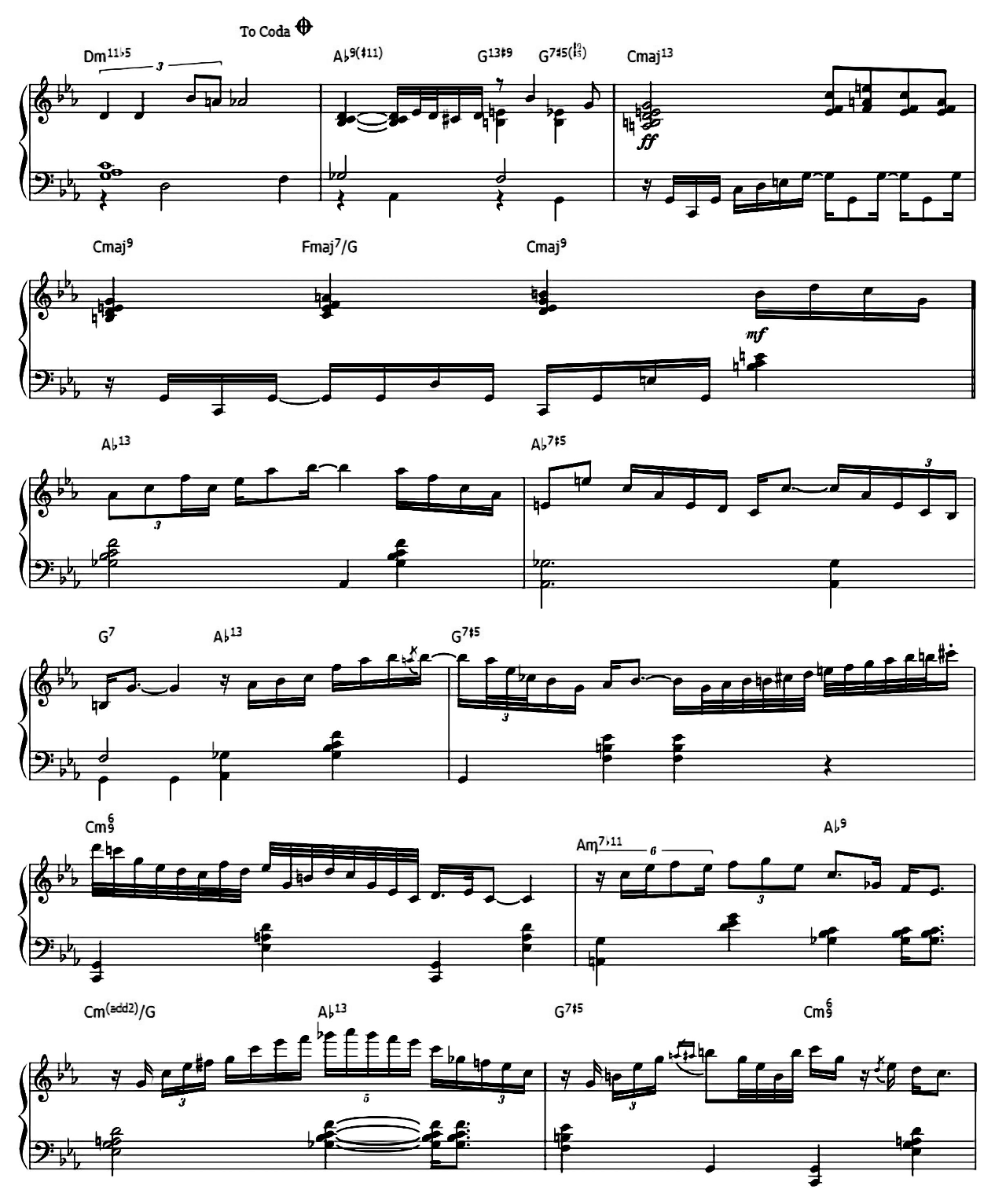 Goodbye sheet music 3