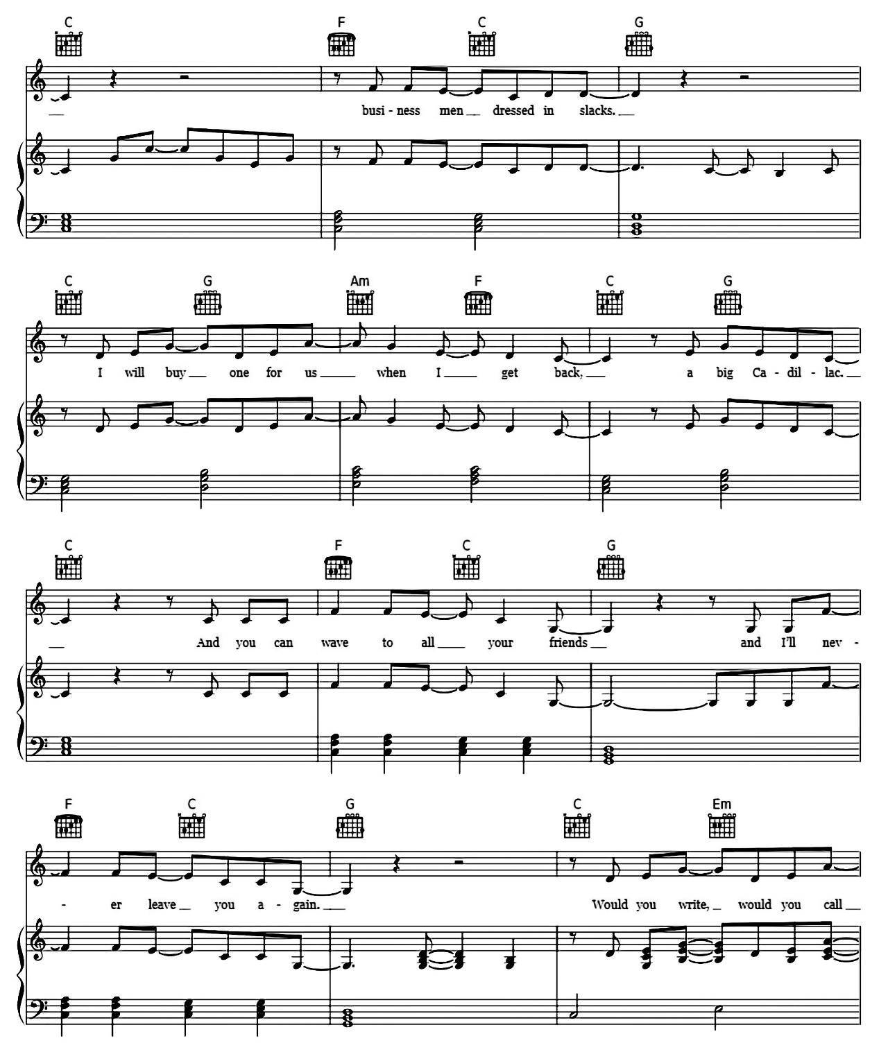 Flapper Girl sheet music 3