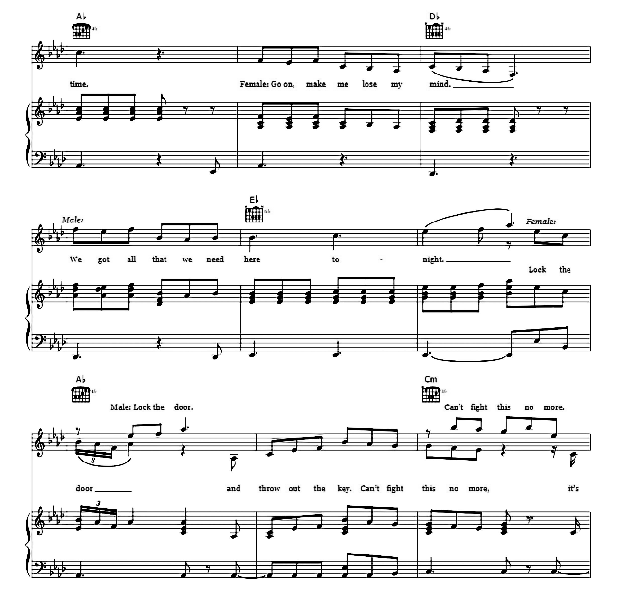 Stuck With U sheet music 6