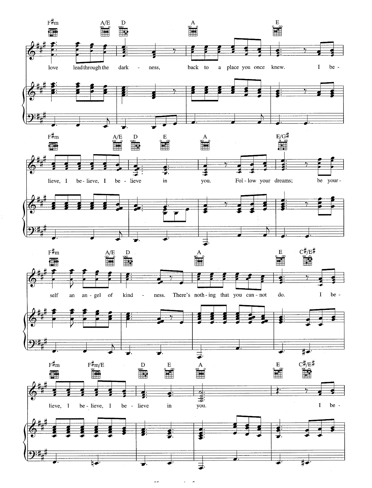 I Believe In You sheet music 7