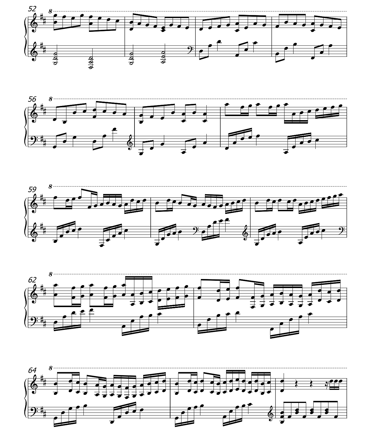 Beautiful In White sheet music 4