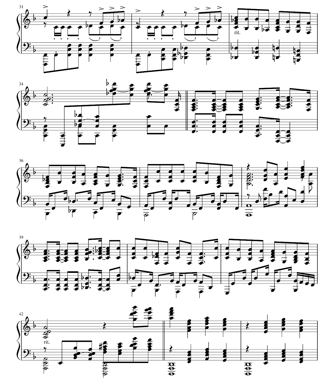 Hellfire (from The Hunchback Of Notre Dame) sheet music 3
