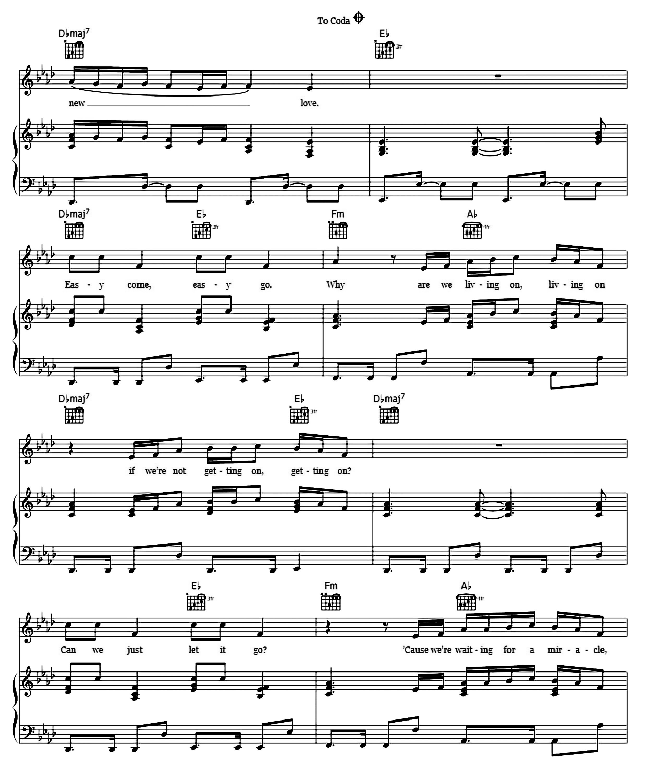 New Love sheet music 5