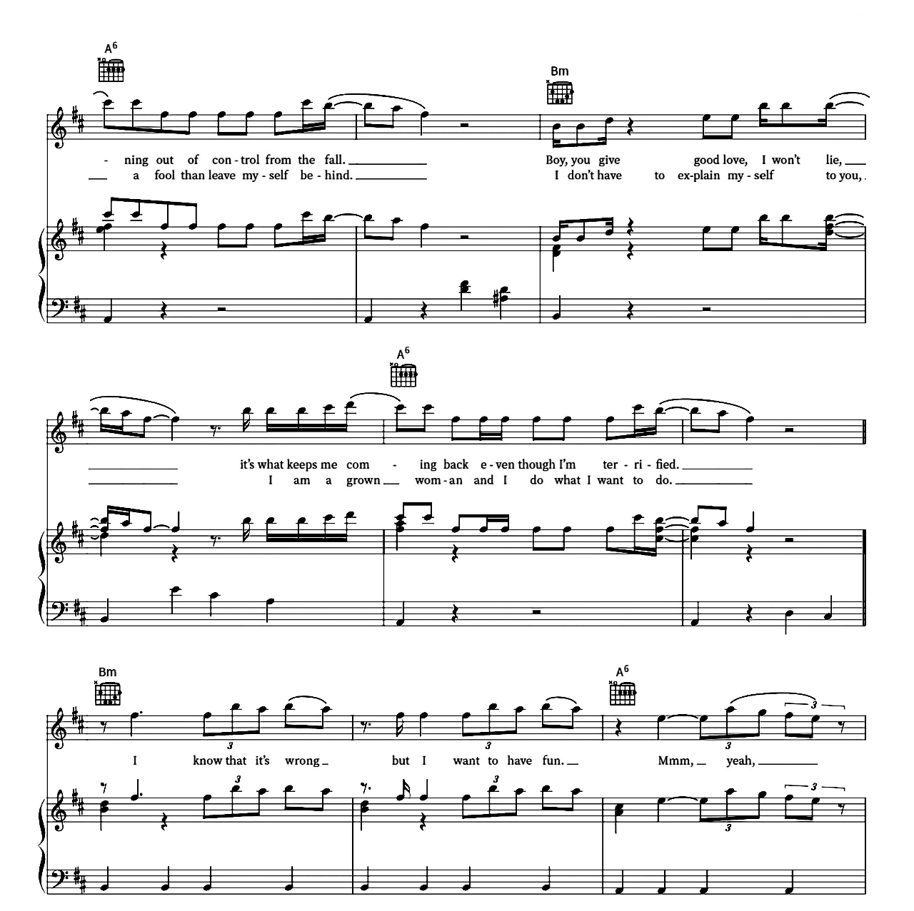 Oh My God sheet music 2