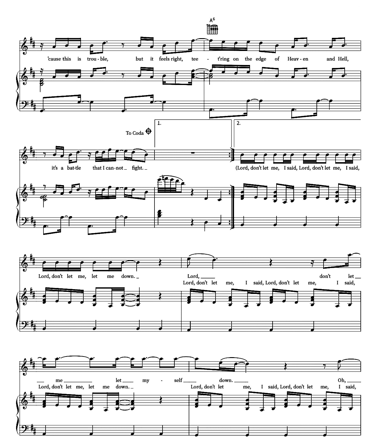 Oh My God sheet music 4