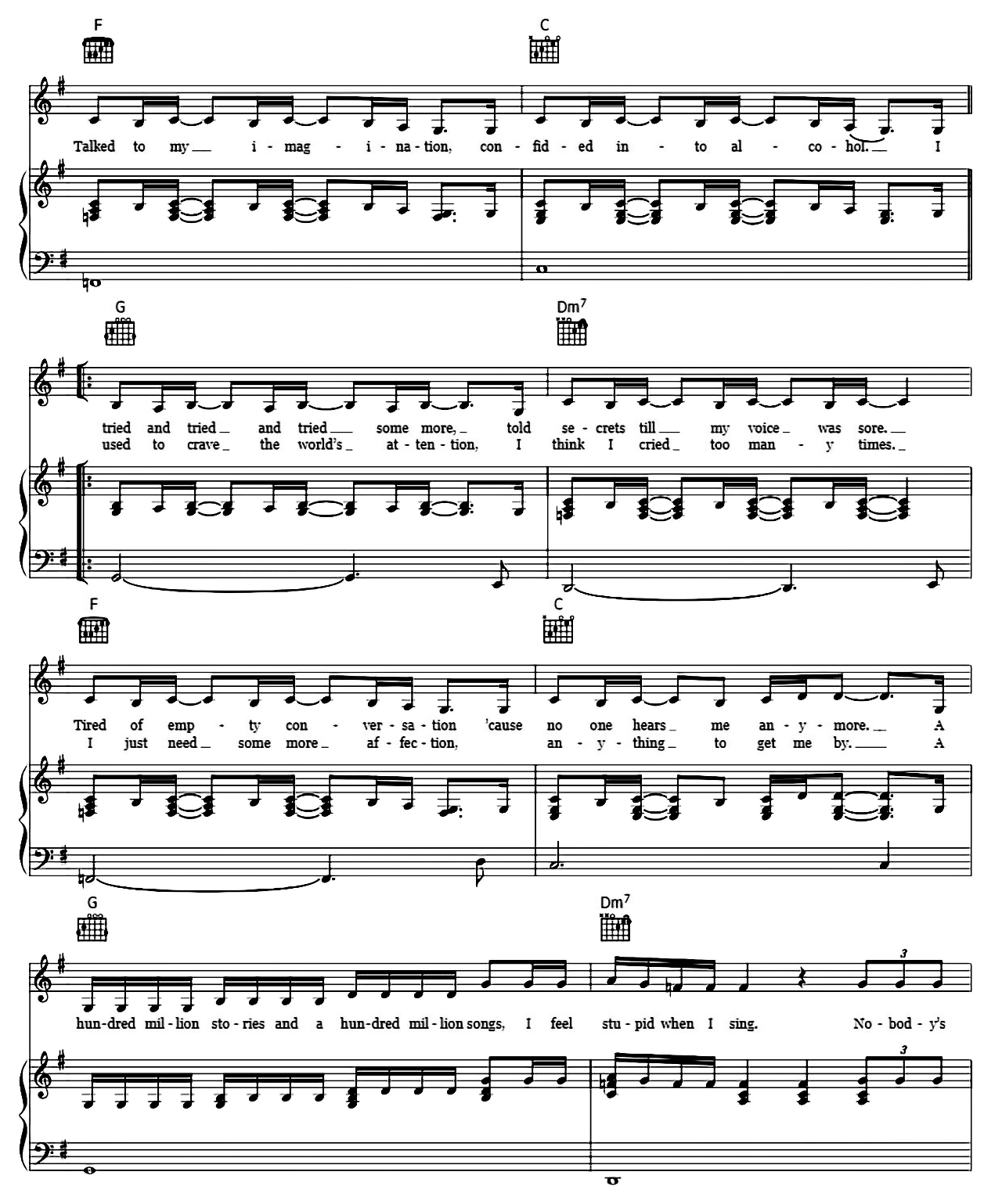 Anyone sheet music 2