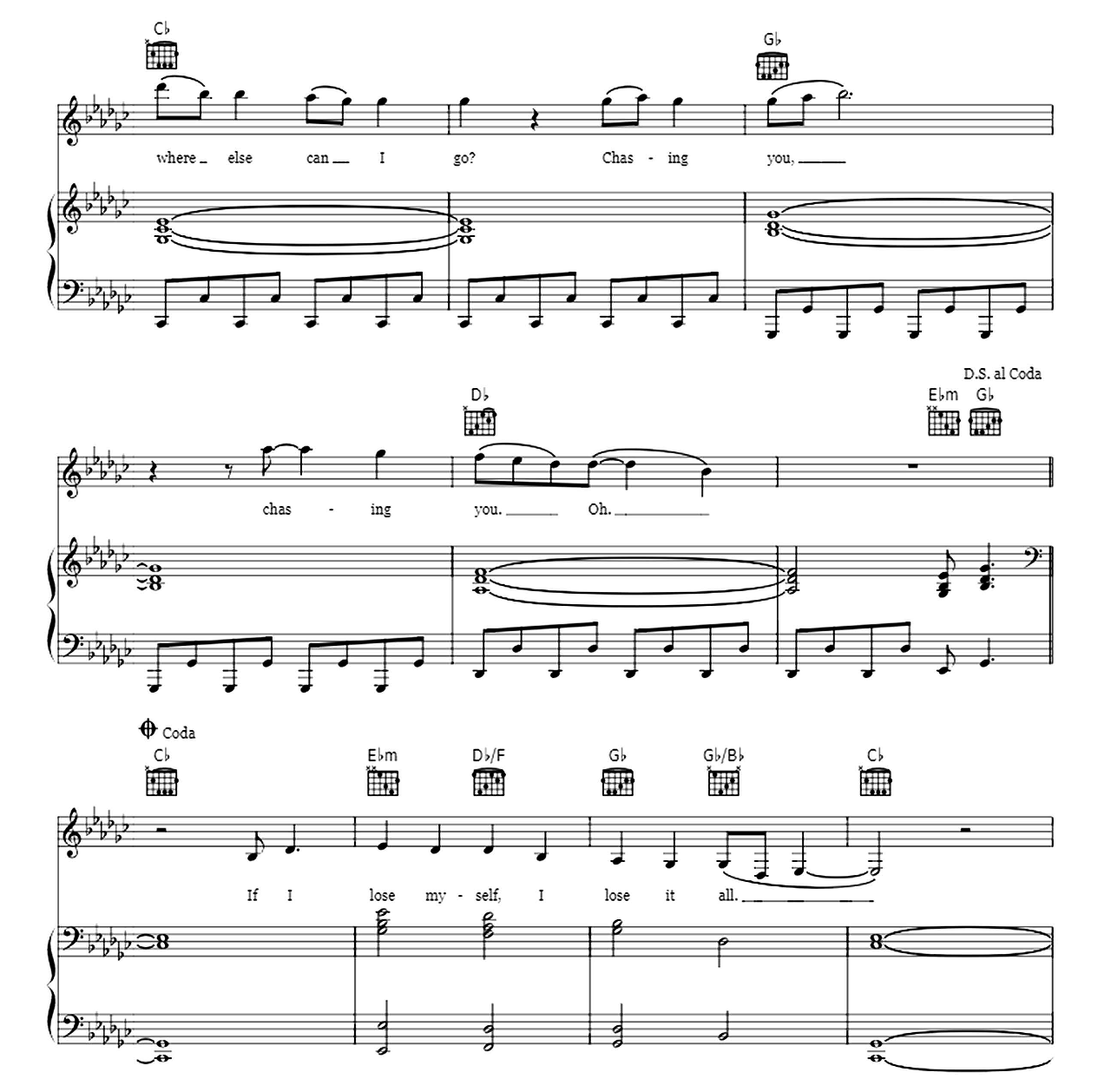 Runnin (Lose It All) sheet music 7