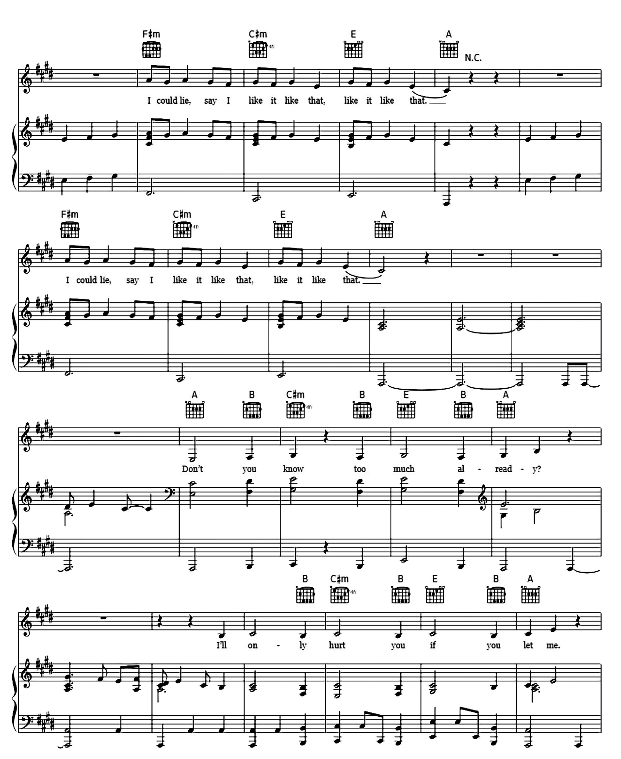 When The Party's Over sheet music 3