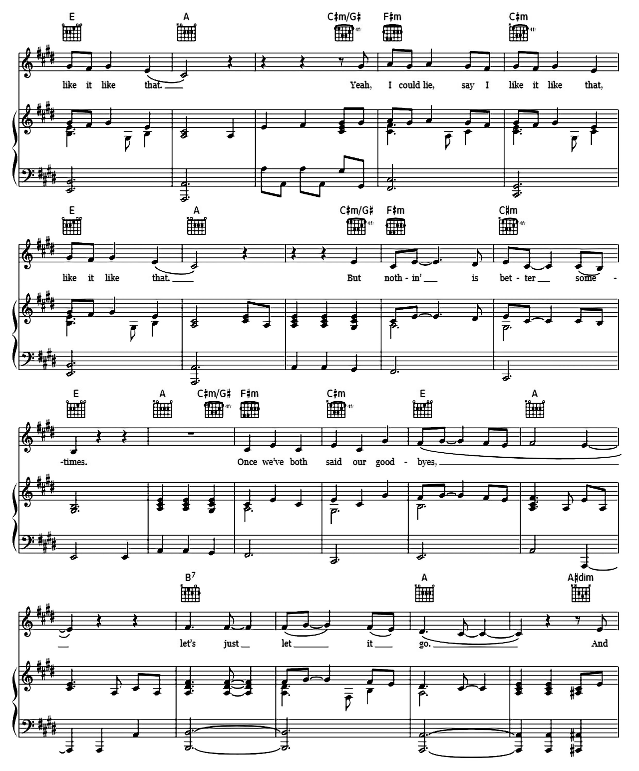 When The Party's Over sheet music 5