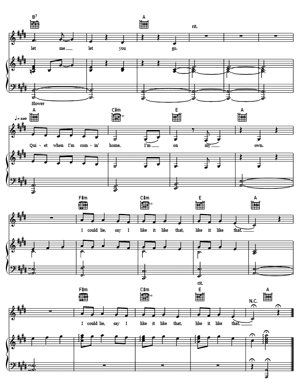 When The Party's Over sheet music 6