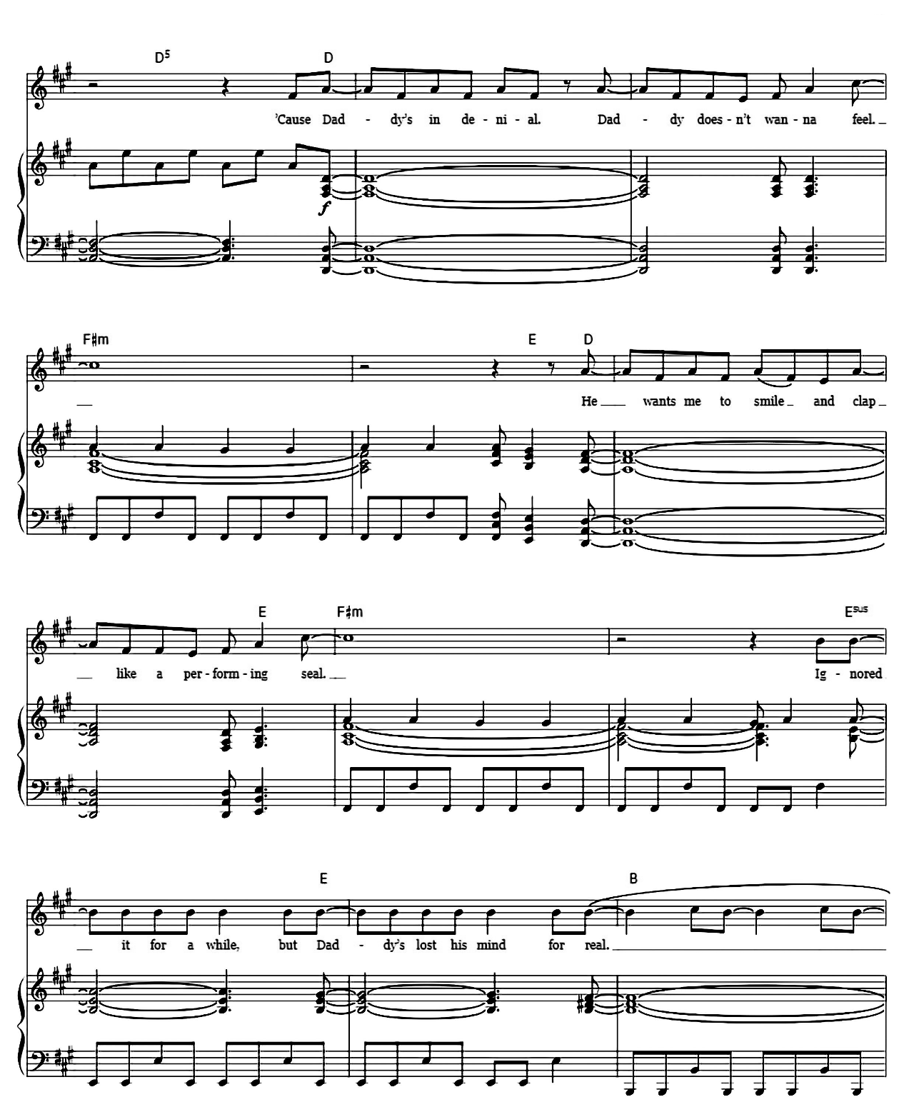 Dead Mom (from Beetlejuice) sheet music 4