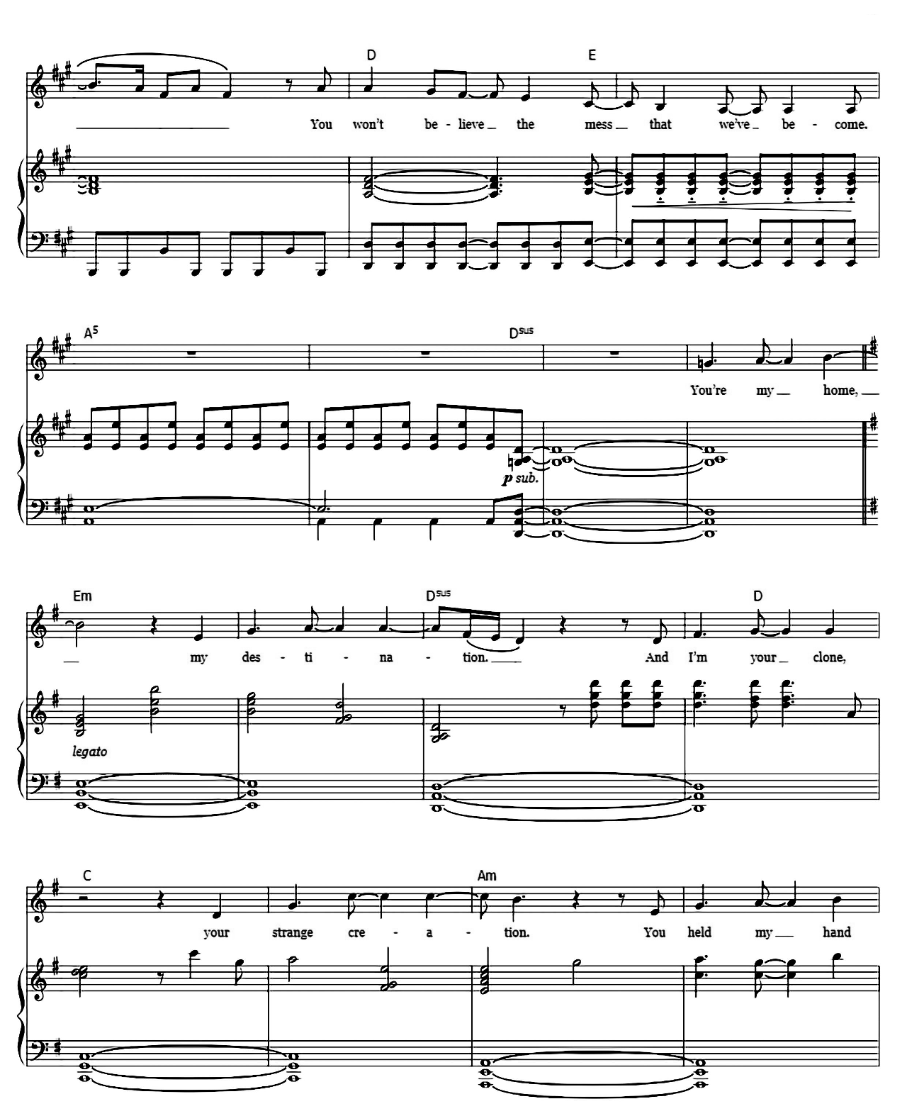 Dead Mom (from Beetlejuice) sheet music 5