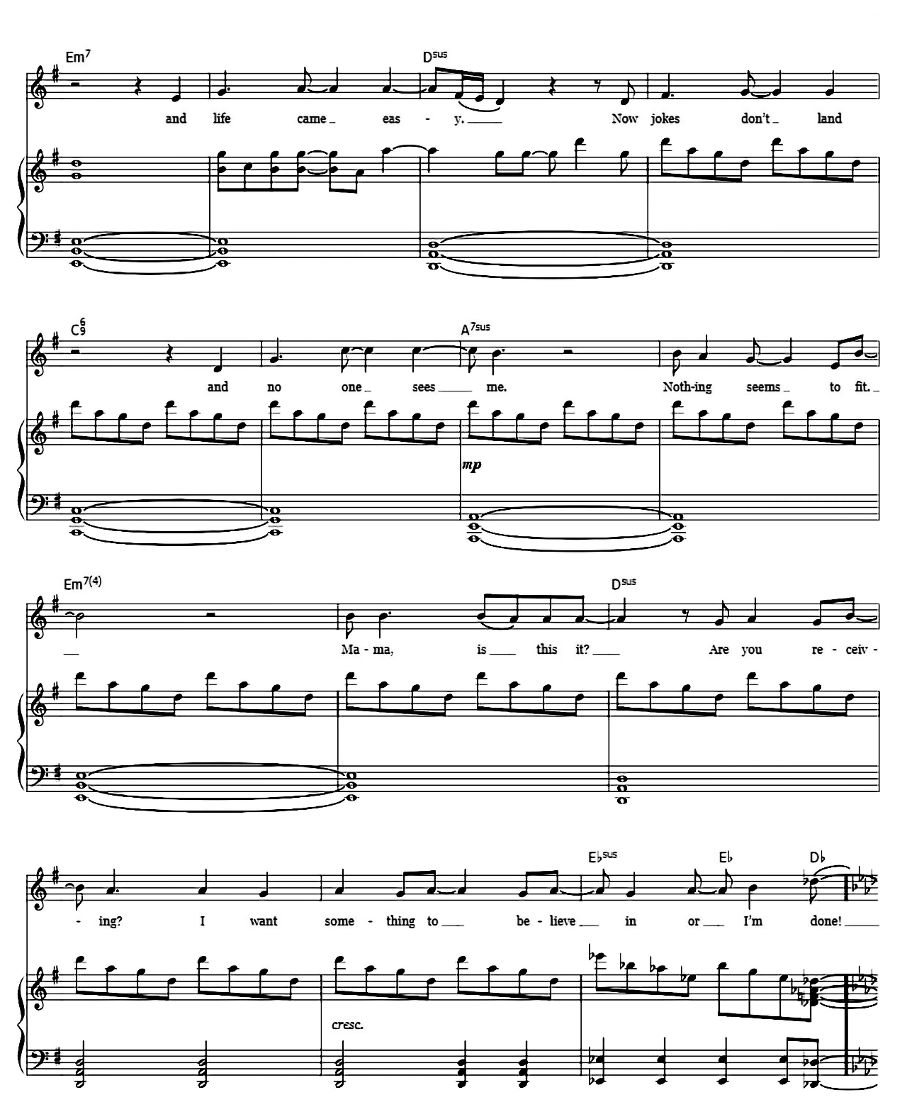 Dead Mom (from Beetlejuice) sheet music 6