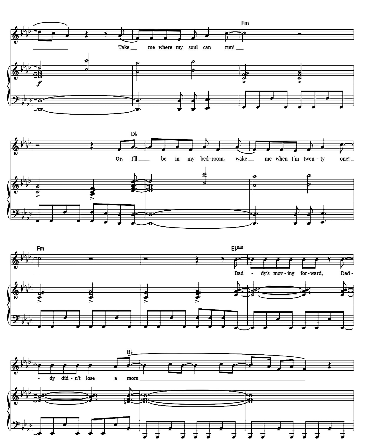 Dead Mom (from Beetlejuice) sheet music 7