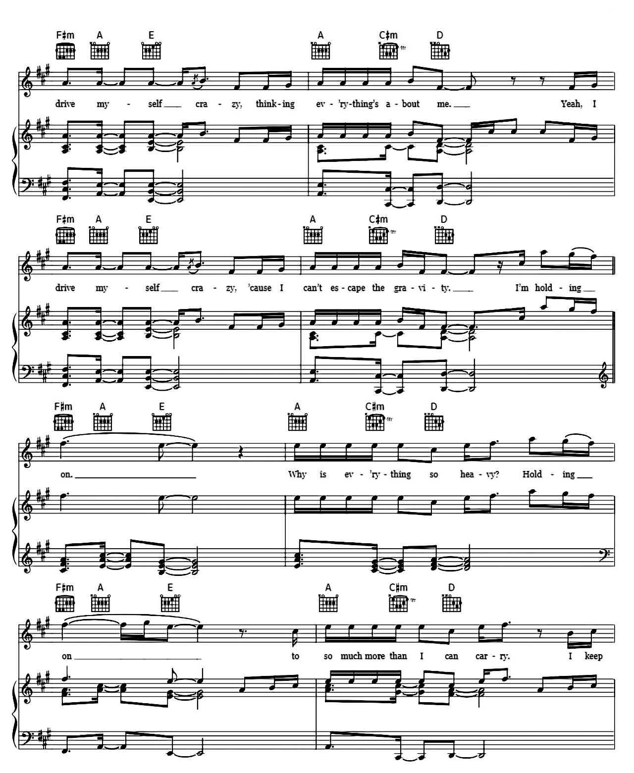 Heavy sheet music 2