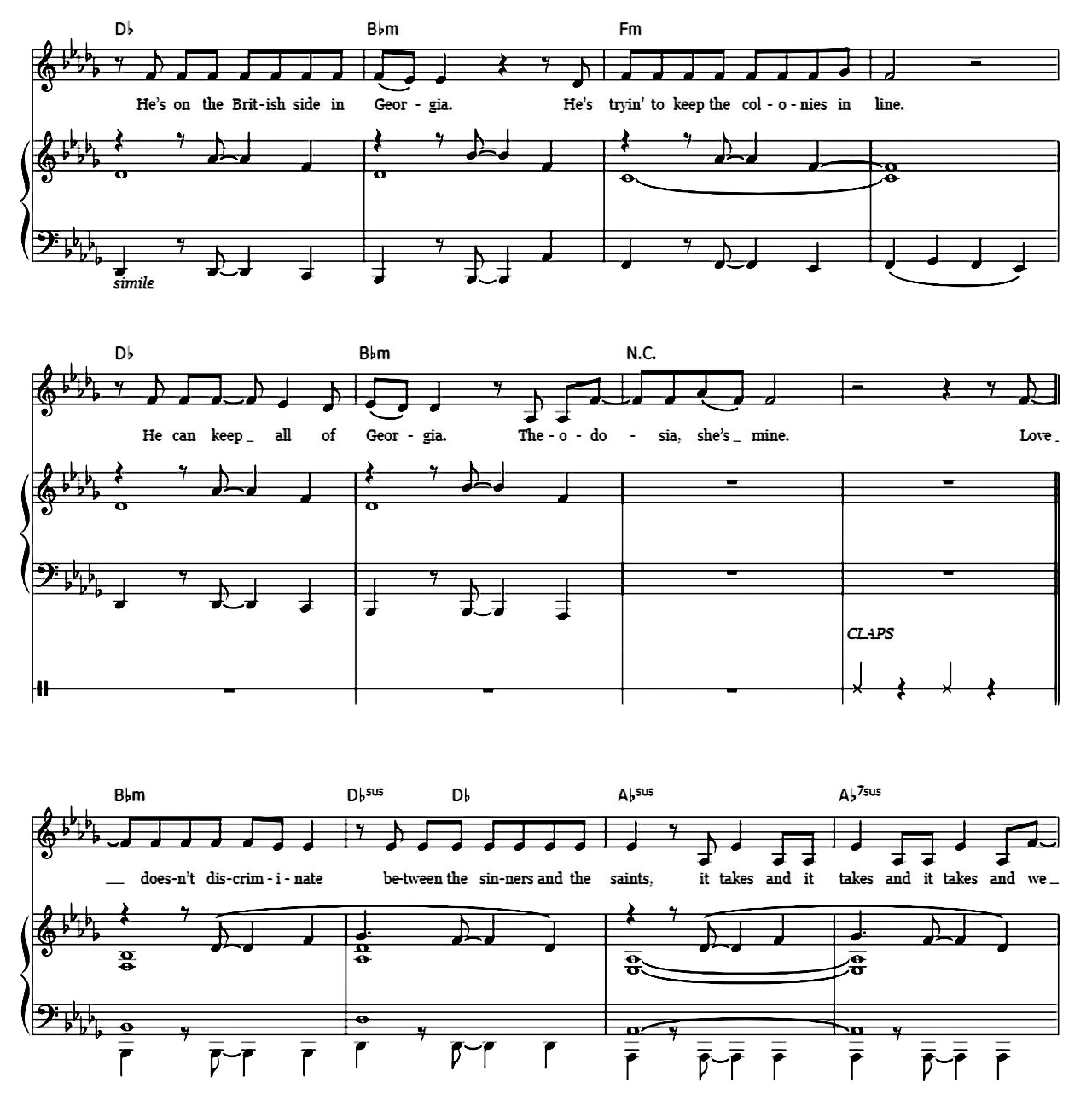 Wait For It (from Hamilton) sheet music 2