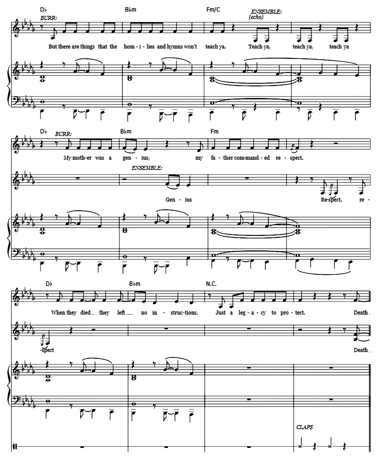 Wait For It (from Hamilton) sheet music 4