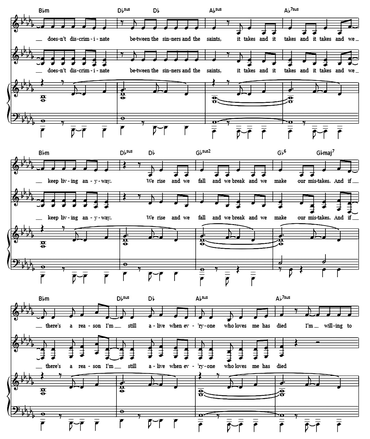 Wait For It (from Hamilton) sheet music 5