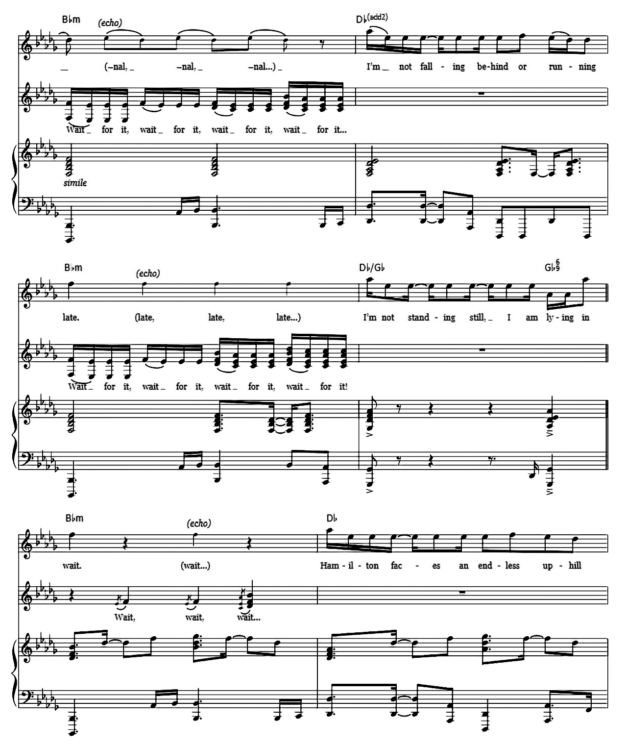 Wait For It (from Hamilton) sheet music 7