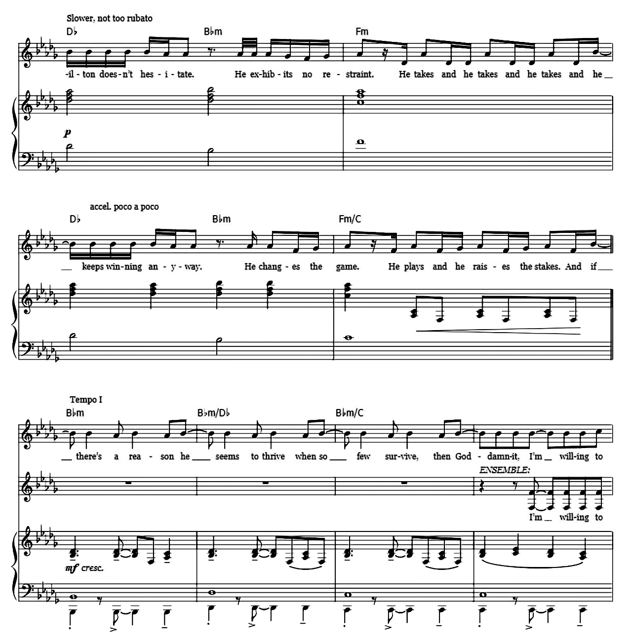 Wait For It (from Hamilton) sheet music 9