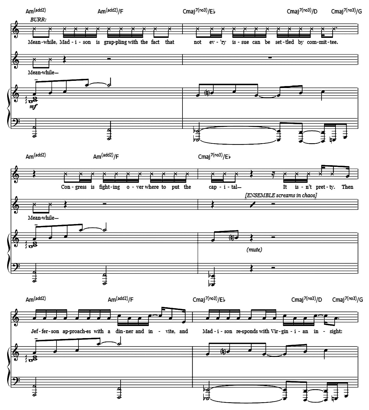 The Room Where It Happens (from Hamilton) sheet music 11