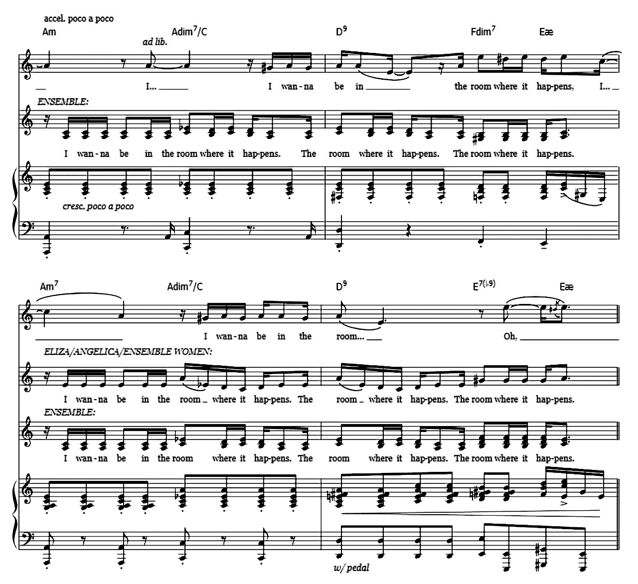 The Room Where It Happens (from Hamilton) sheet music 18