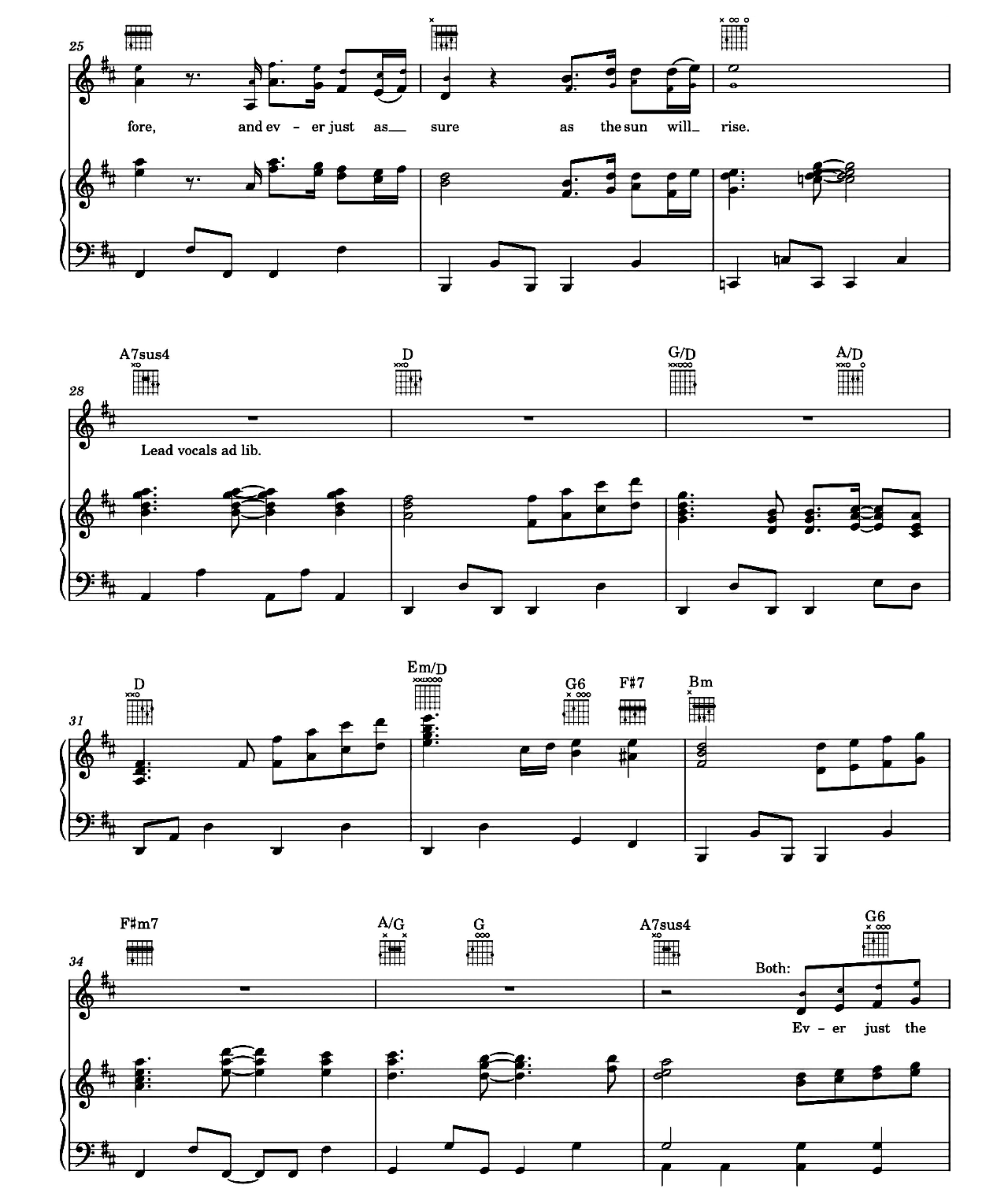 Beauty And The Beast sheet music 3