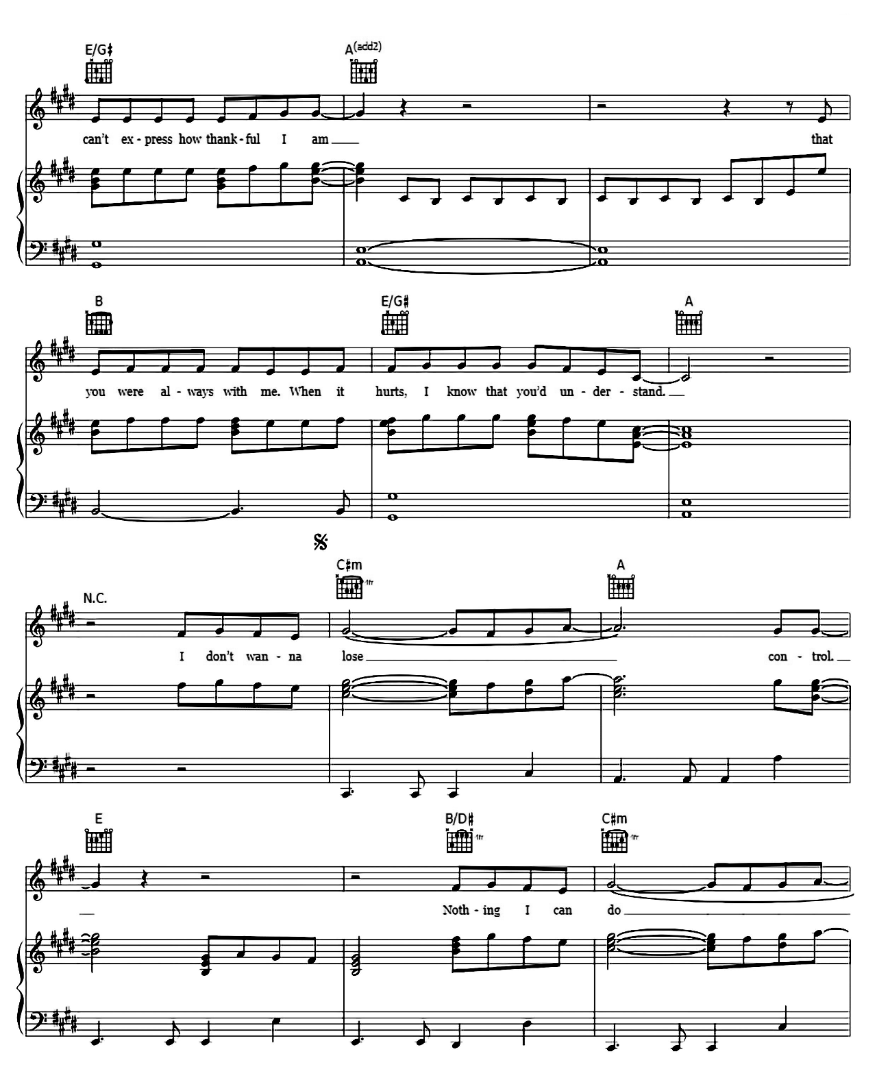 Control sheet music 3