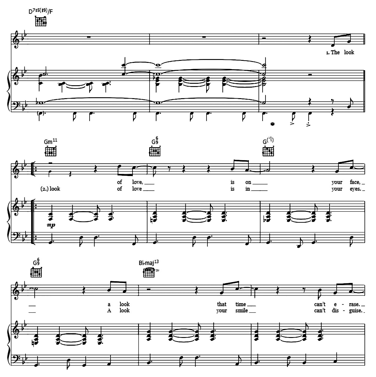 The Look Of Love sheet music 2