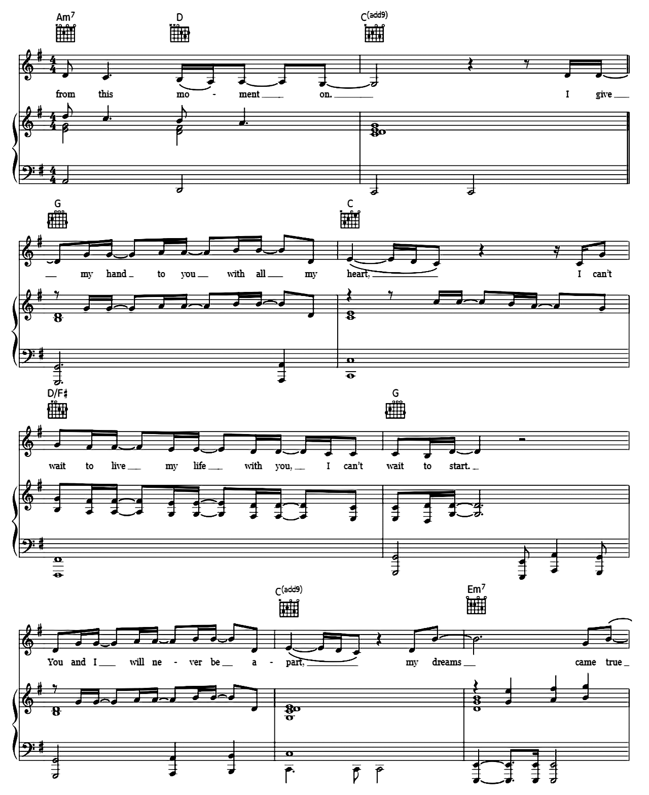 From This Moment On sheet music 3