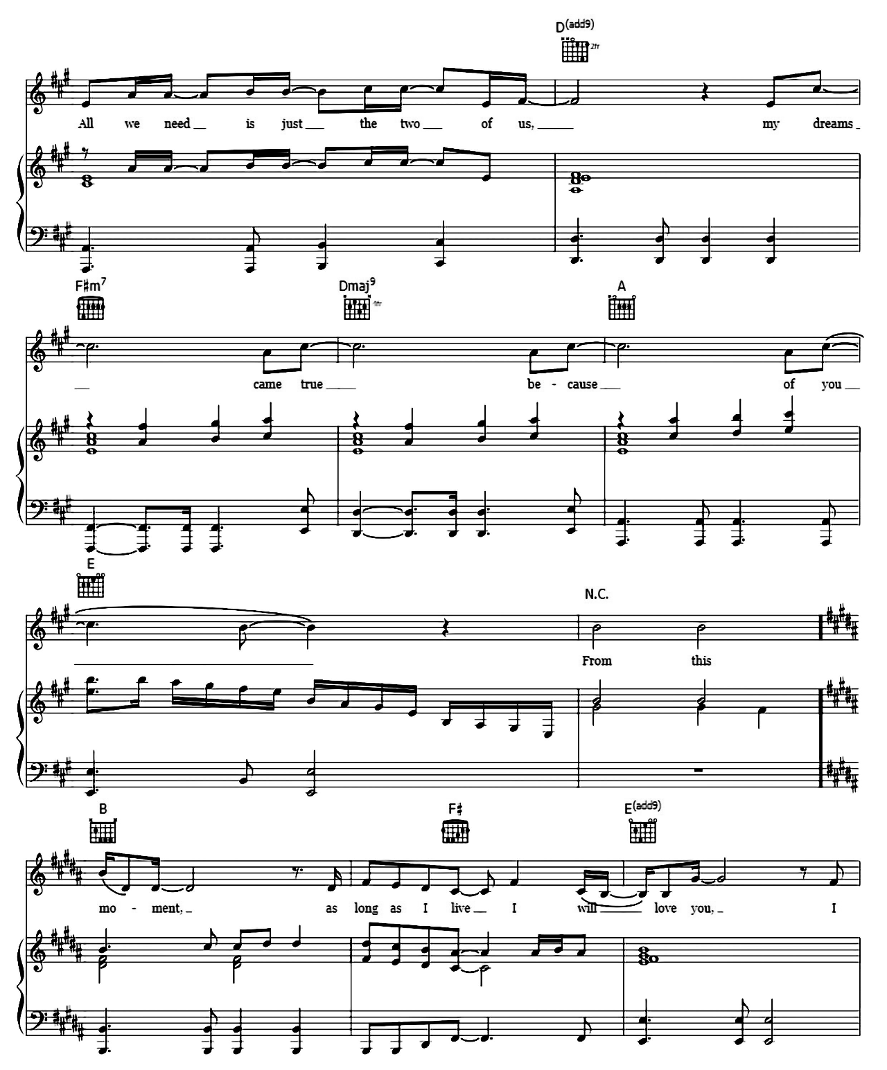 From This Moment On sheet music 6