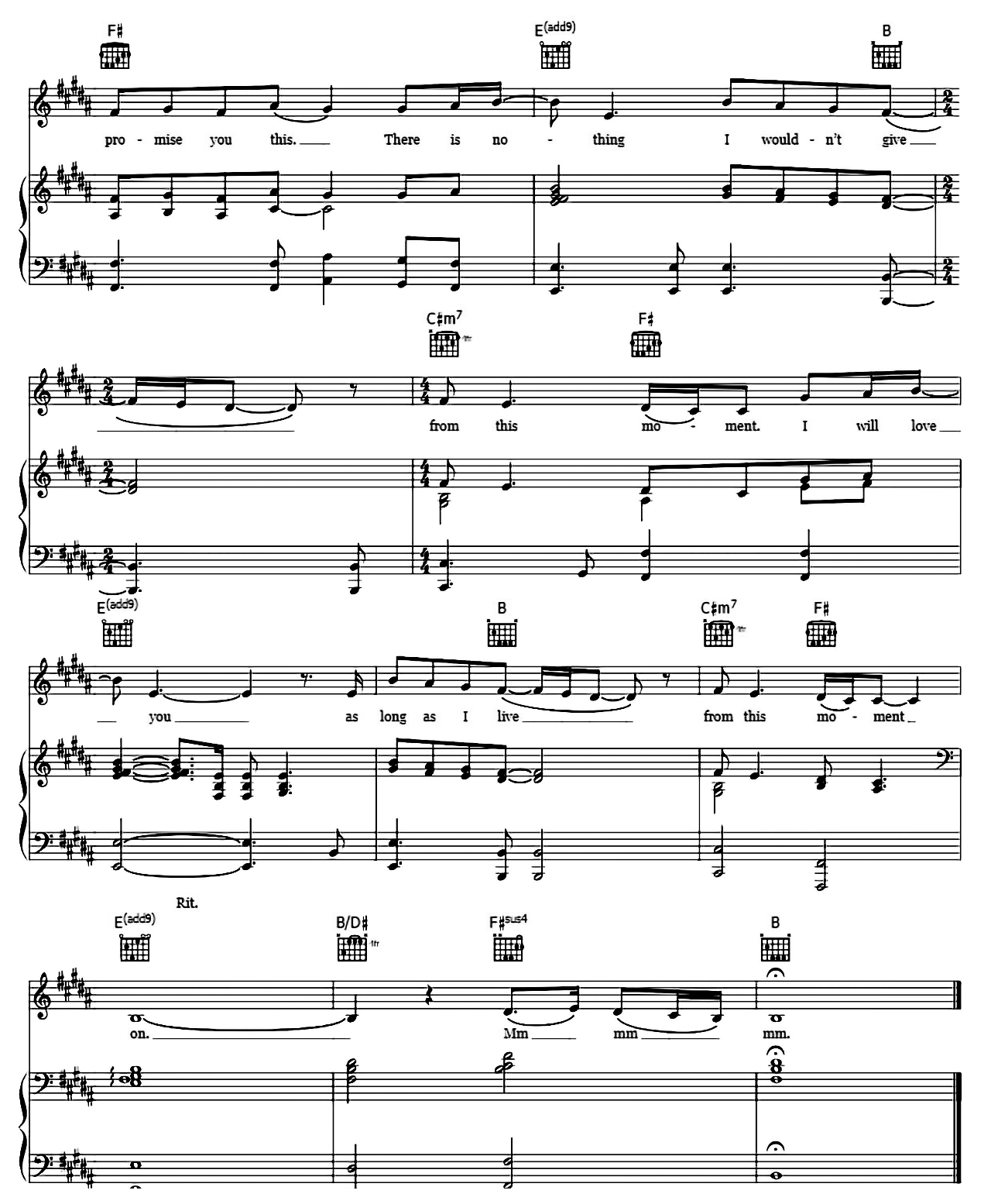 From This Moment On sheet music 7