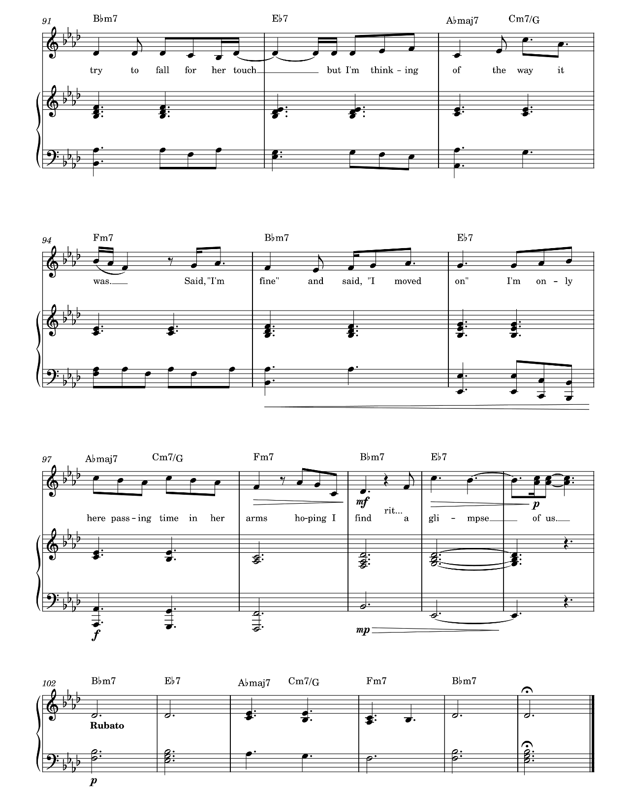 Glimpse Of Us sheet music 7