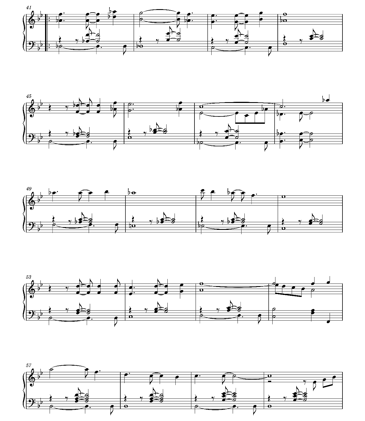 Merry Christmas Darling sheet music 3