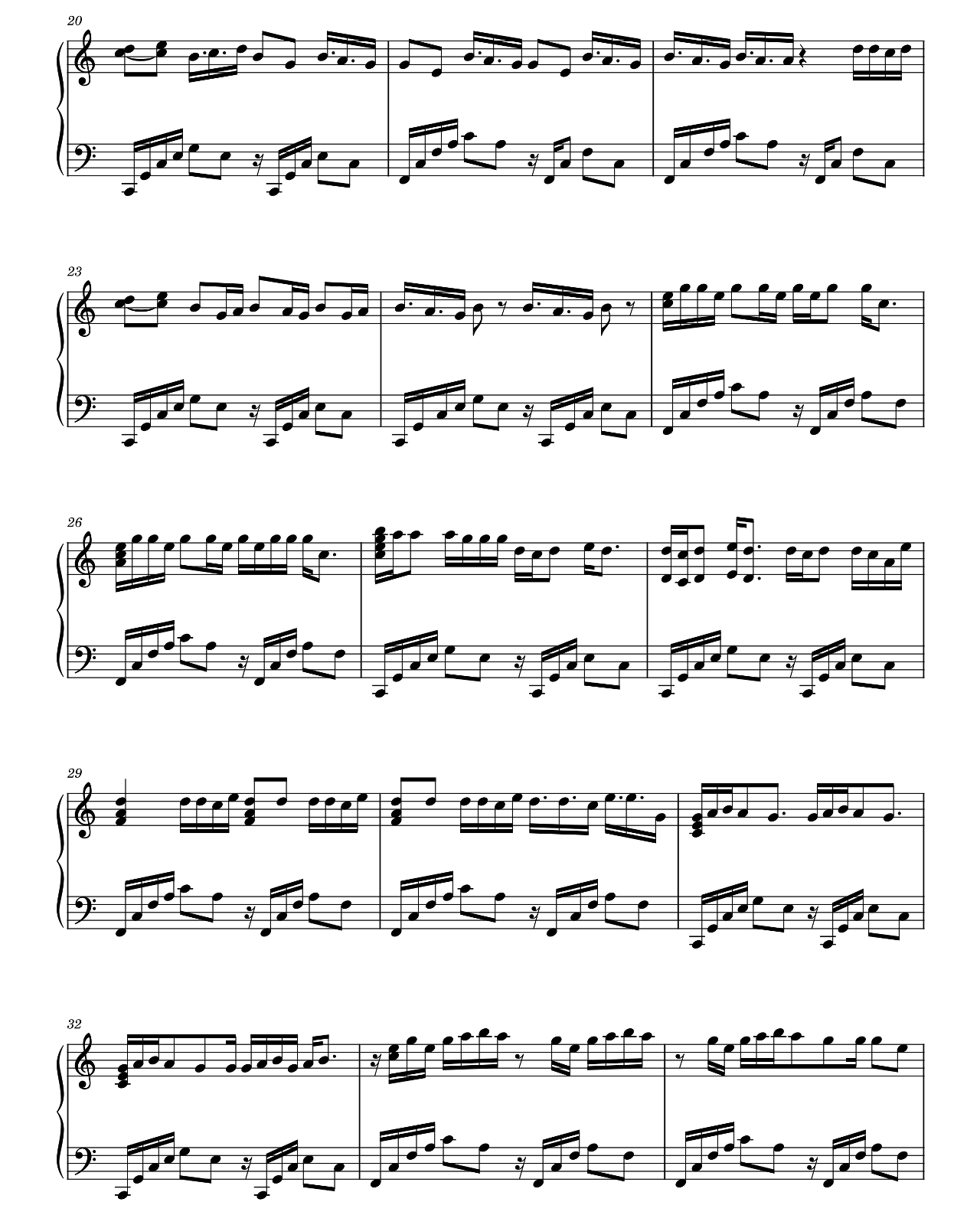 Love Galore sheet music 2