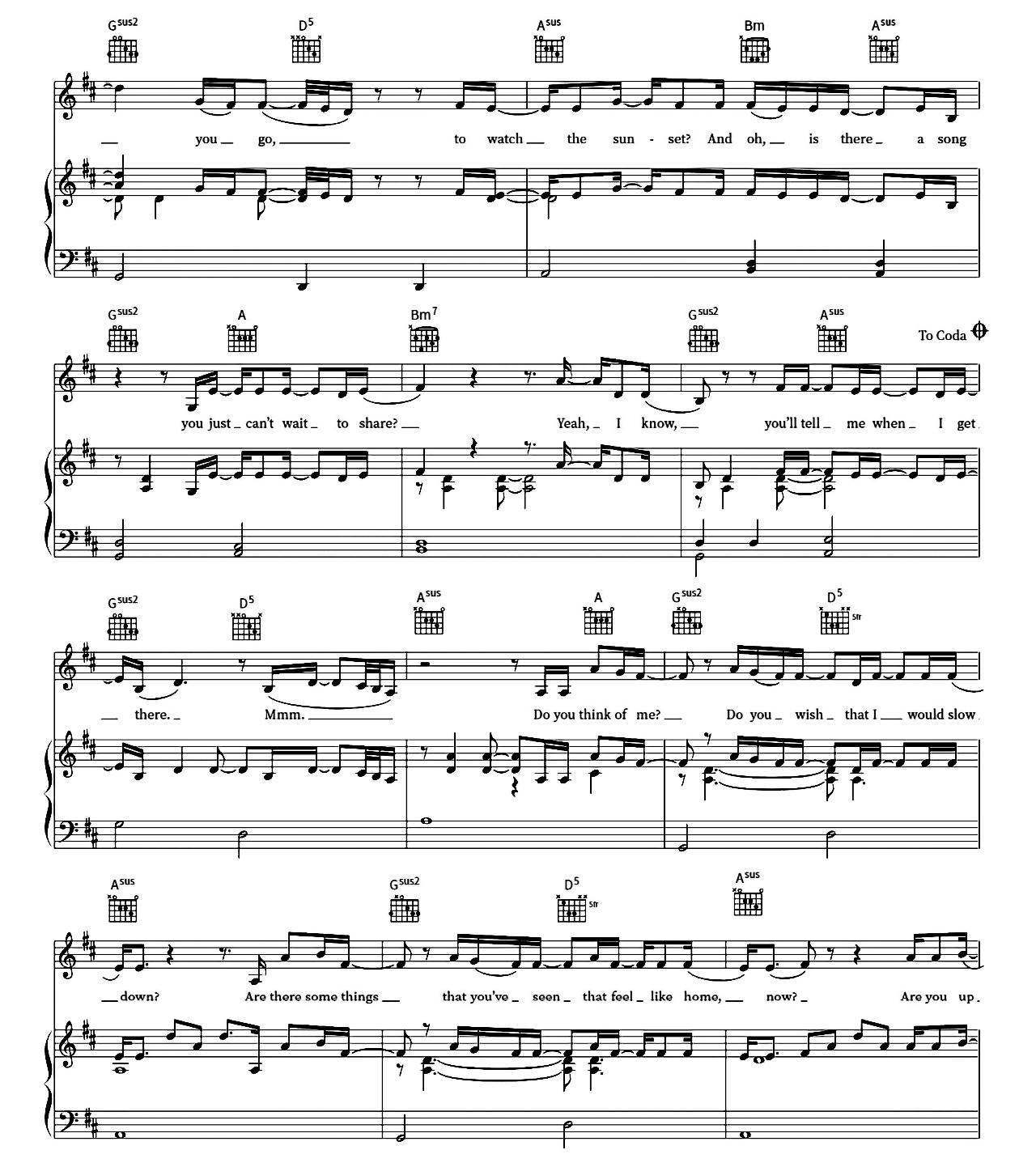 When I Get There sheet music 3