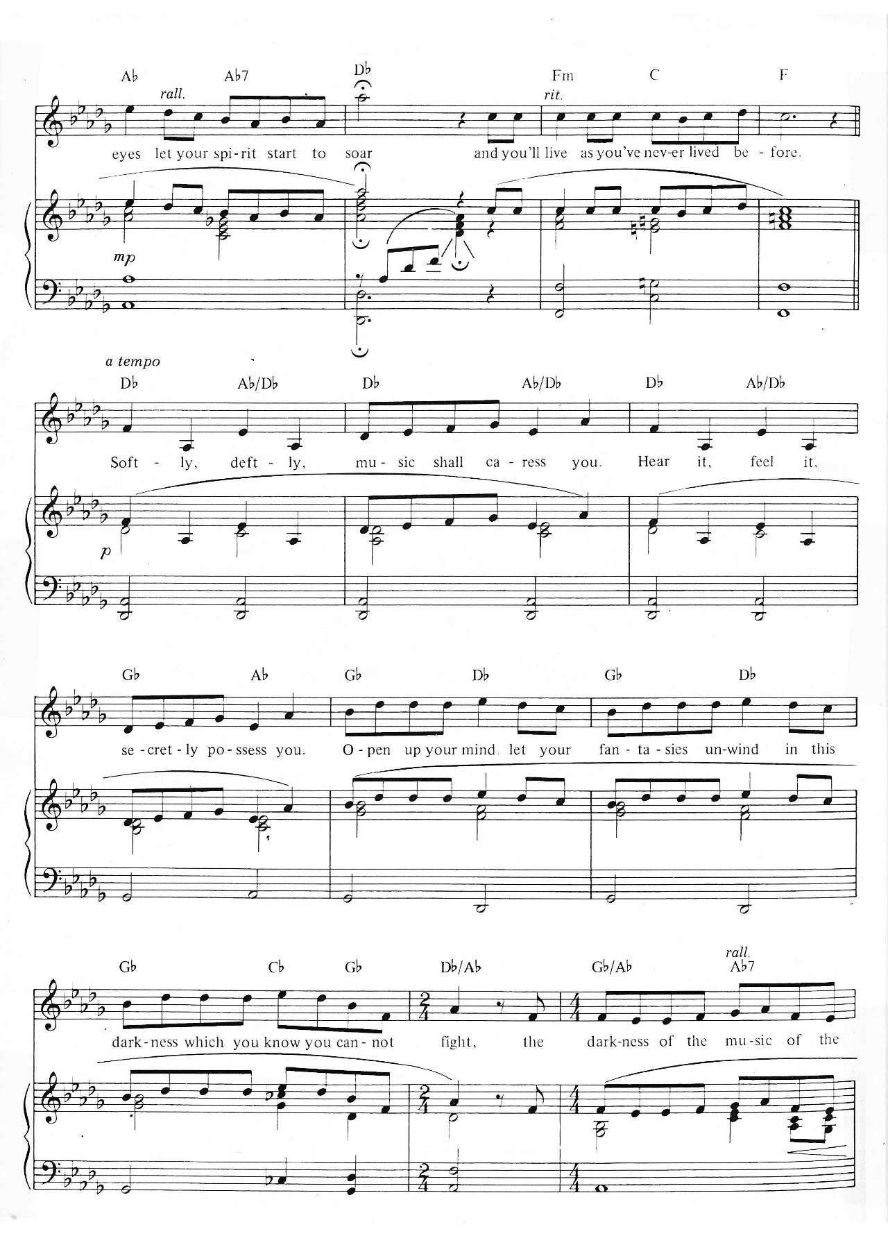 Music Of The Night sheet music 3