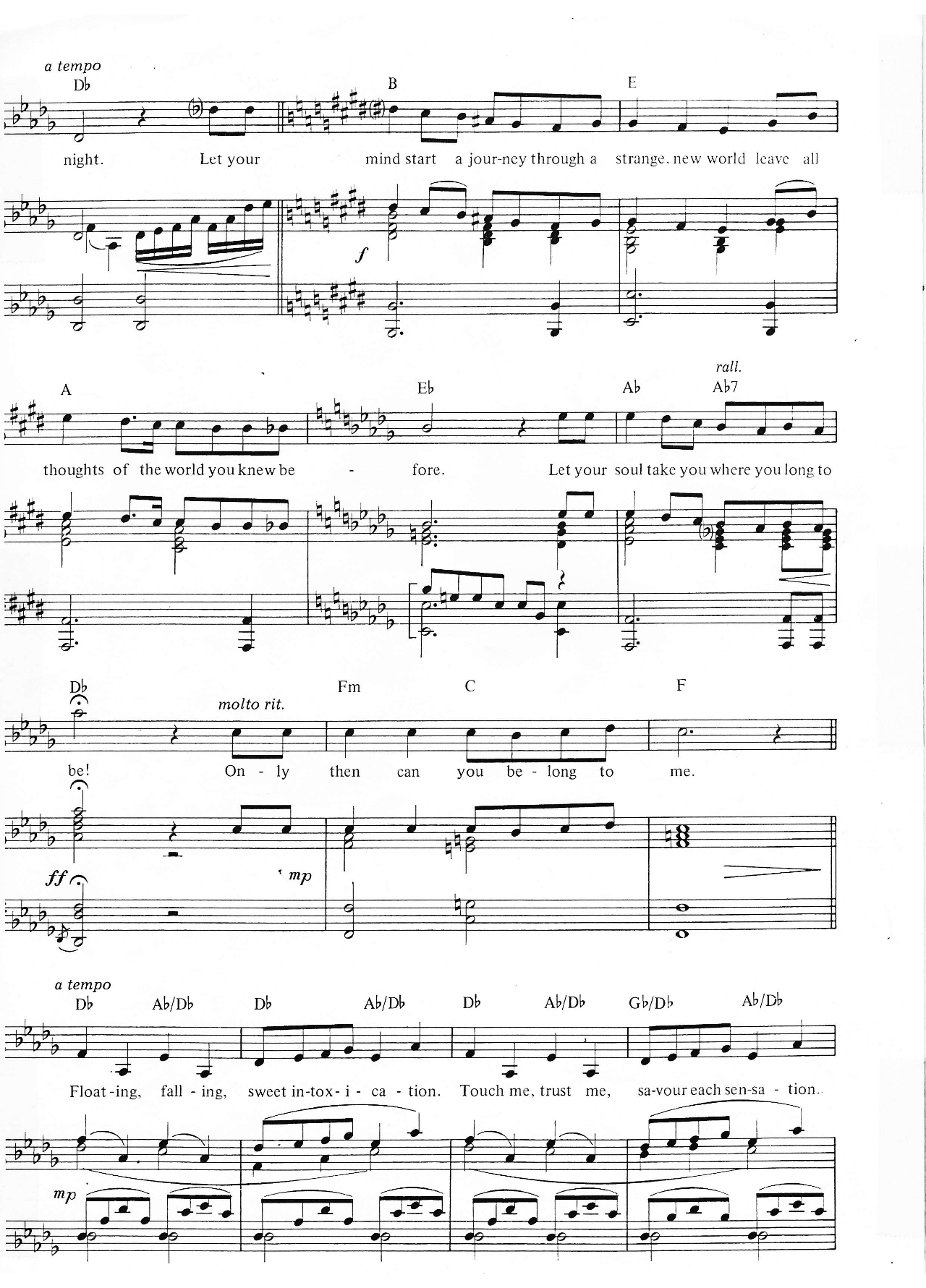 Music Of The Night sheet music 4