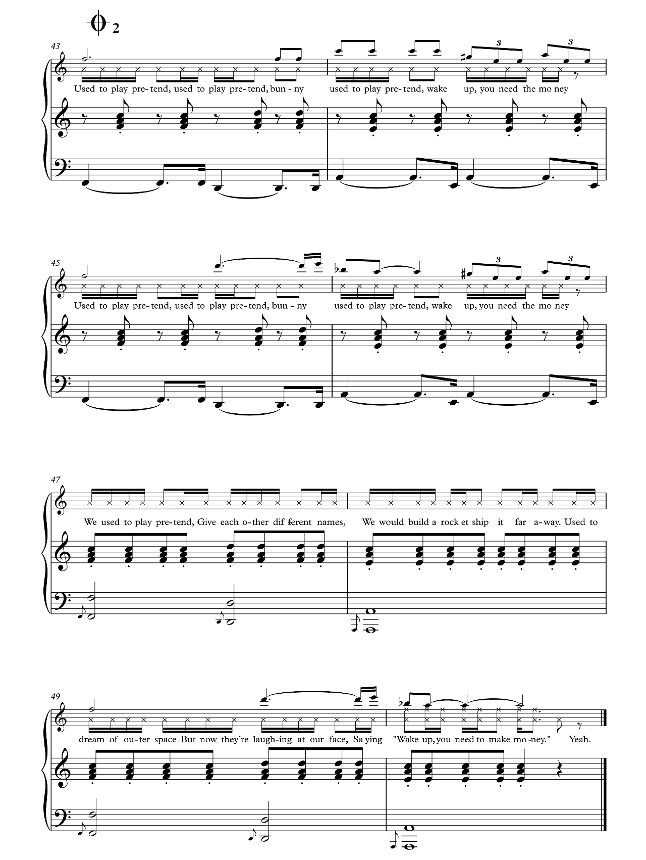 Stressed Out sheet music 6