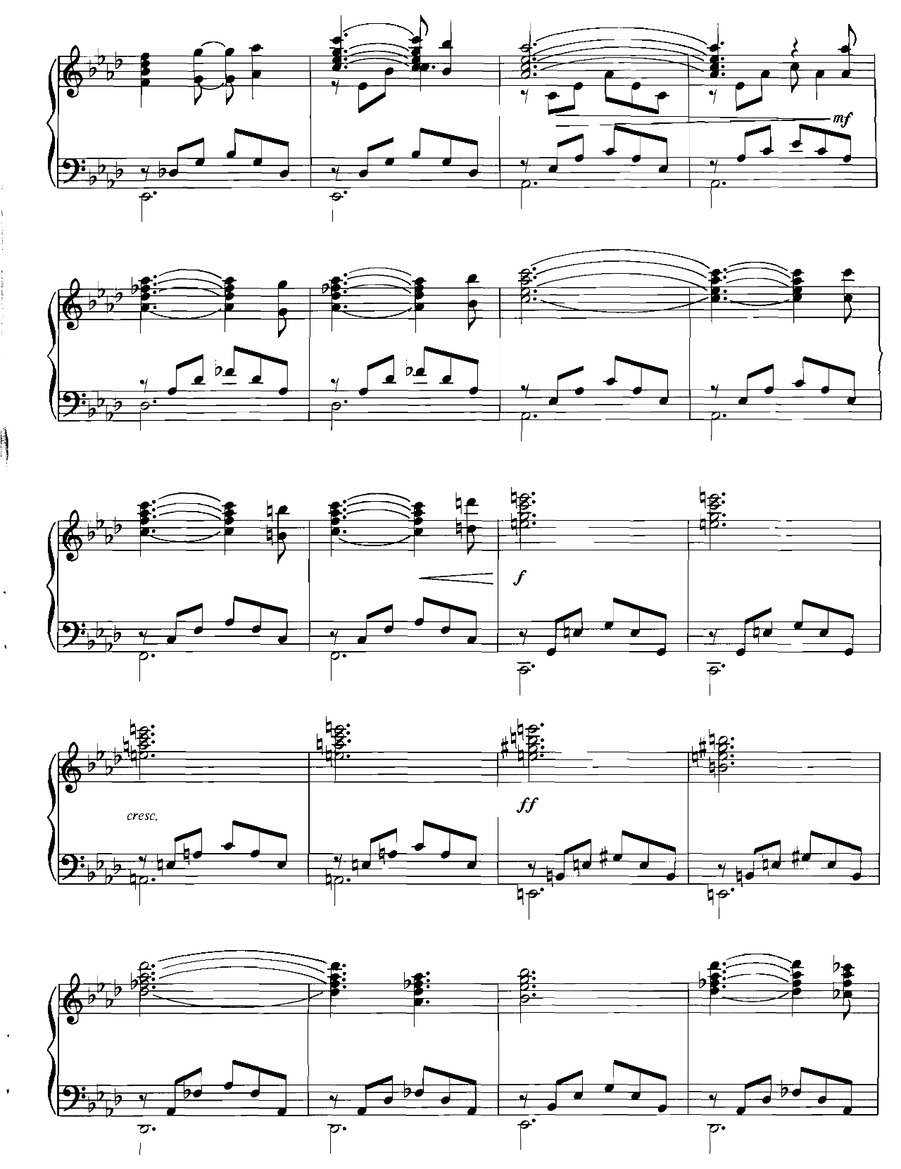 Liebestraum sheet music 3