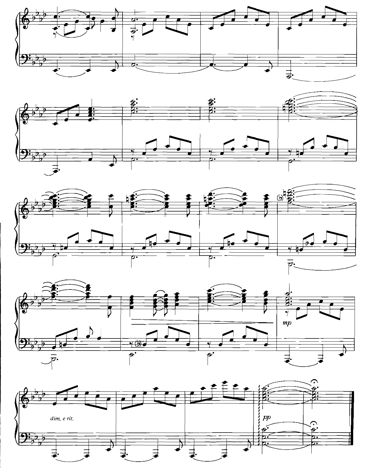 Liebestraum sheet music 5